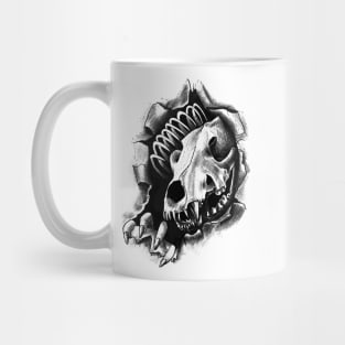 Tiger Skull Mug